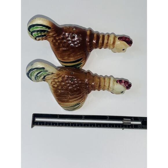 Vintage Trevewood Pottery Chicken Hens Salt & Pepper Shakers Hand Painted GUC - Picture 16 of 16
